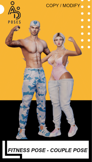 *AD POSES* Couple Pose, Fitness Pose 