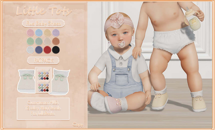 {Little Tots} Rue Baby Shoes - Pink