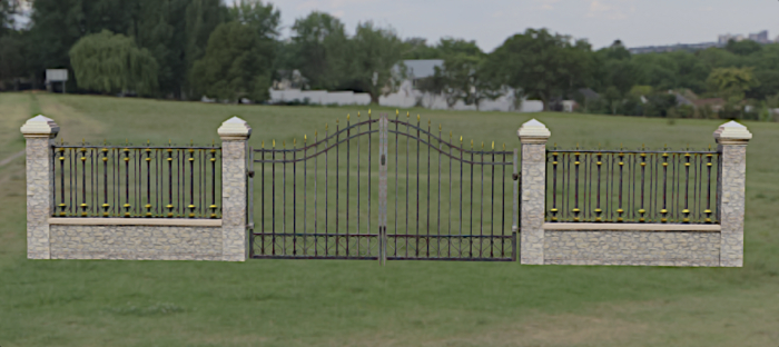 Iron Gate wall