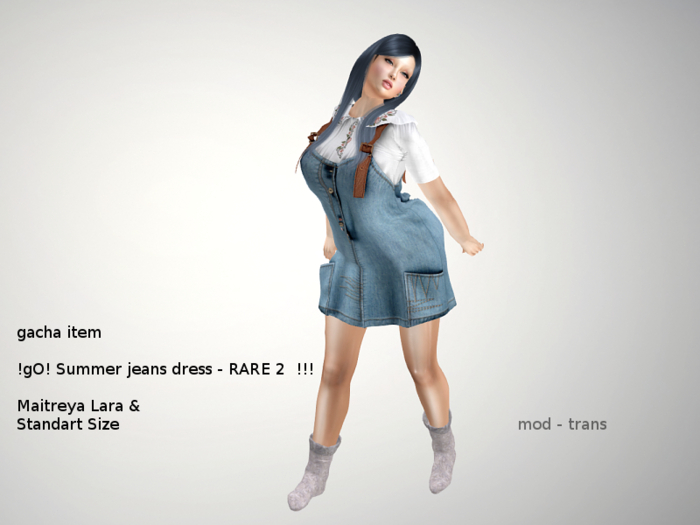 !gO! Summer jeans dress - RARE 2  !!!