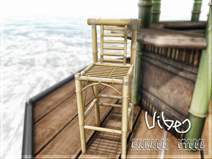 VIBES - Bamboo Stool 
