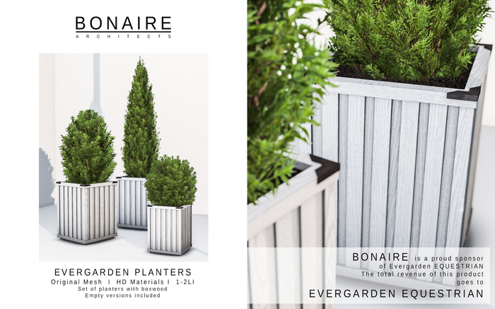 BONAIRE - Evergarden Planters 