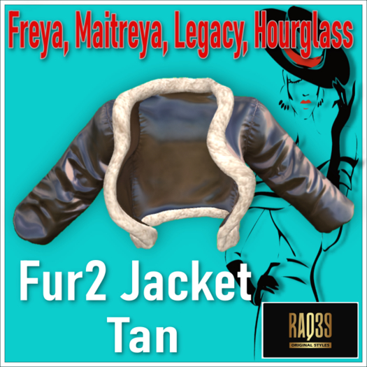 [R39] Fur2 Jacket Tan
