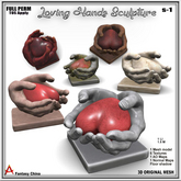 Full Perm Valentine - Loving Hands Sculpture s-1