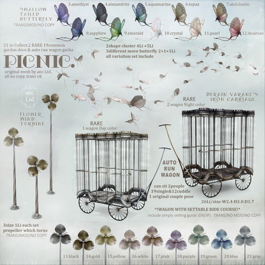 1/{anc} picnic.Derain- Varane's iron carriage [day] RARE