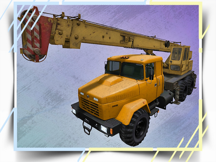 Kraz 6446 AE 4380 cran