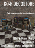 KO-H Abandoned Arcade Games
