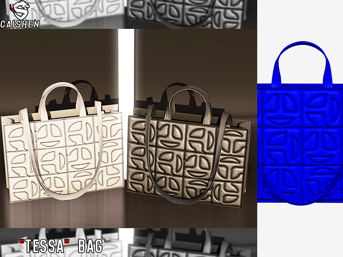 CAISHEN - "Tessa" Bag (Blue)