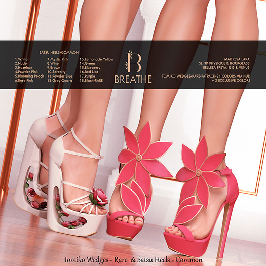 [BREATHE]-Satsu Heels-Black-M.LARA RARE