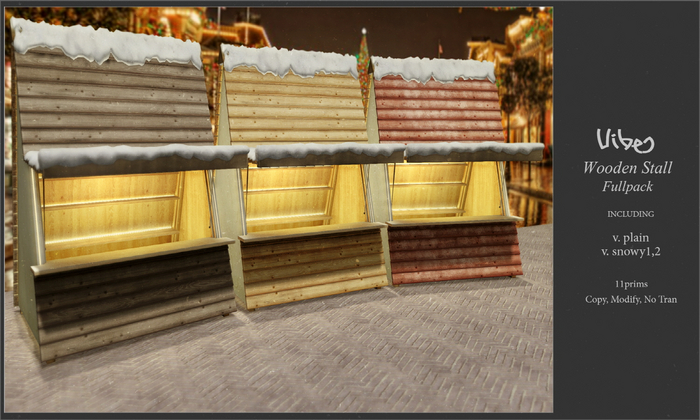 VIBES - Wooden Stall Fullpack