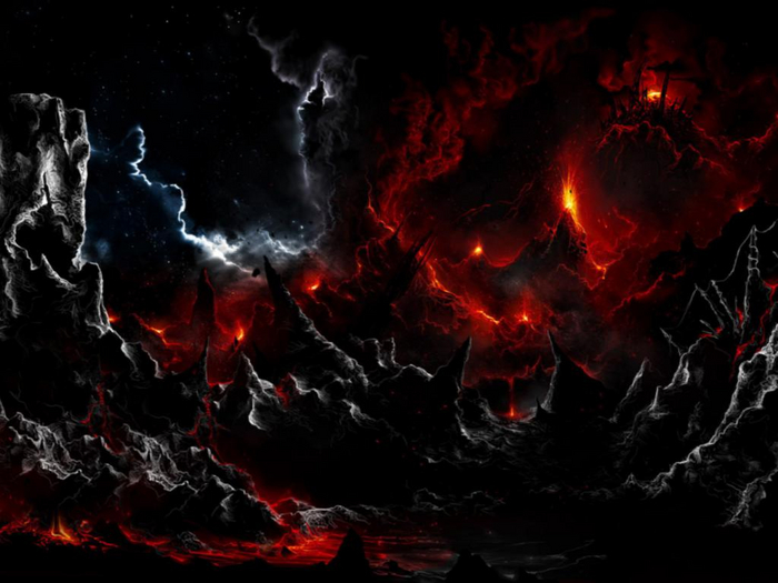 Hellish Planet Texture