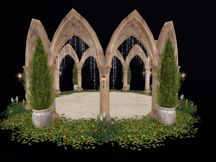 MC Forest Arched Courtyard