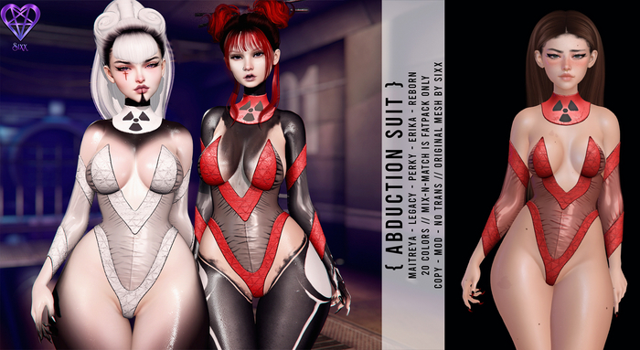 - sixx - Abduction Suit - Red
