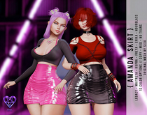 - sixx - Amanda Skirt {FATPACK}