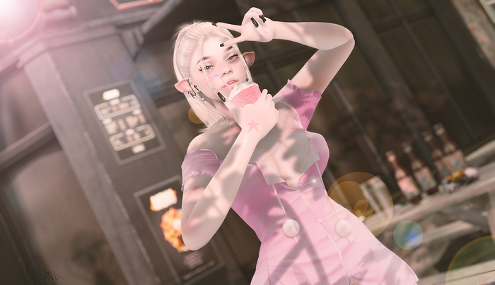 .MurDevil. Basic Bento pose w/Milkshake