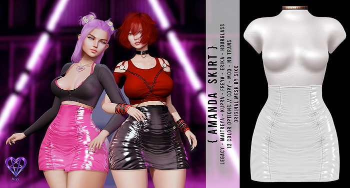 - sixx - Amanda Skirt - White