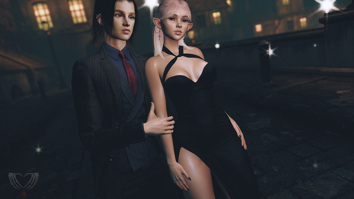 .MurDevil. Night Out couples bento pose