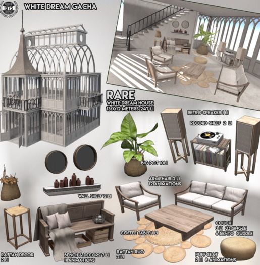 [Since1975] White Dream - Rattan Decor