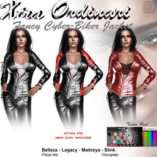 *XO* Fancy Cyber-Biker Jacket & Top