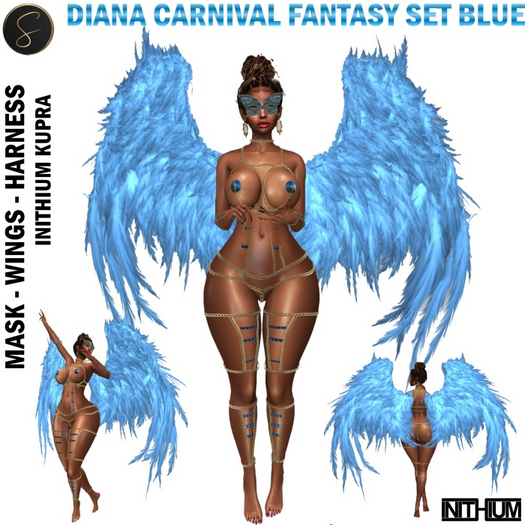 .::SWEET::.DIANA CARNIVAL FANTASY SET BLUE KUPRA {Add Me}