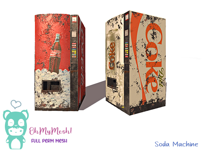 OhMyMesh! Soda Machine - Full Perm Mesh