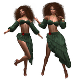 Moss Salsa Gypsy Look Outfit MAITREYA