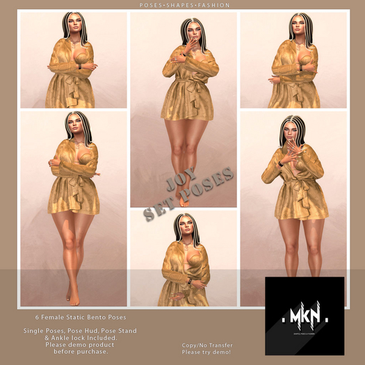 . MKN . Joy Set Poses 
