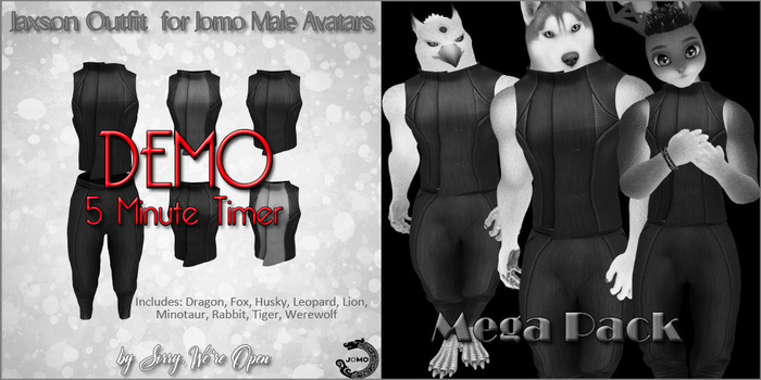 DEMO SWO Jaxson Outfit for Jomo Male Avatars