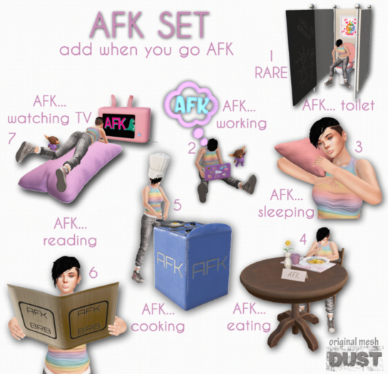 1 DUST: AFK Toilet [wear] RARE