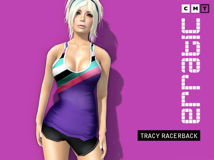 erratic / tracy - racerback / purple