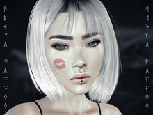 FREYA TATTOO - Lips kiss head TINTABLE 