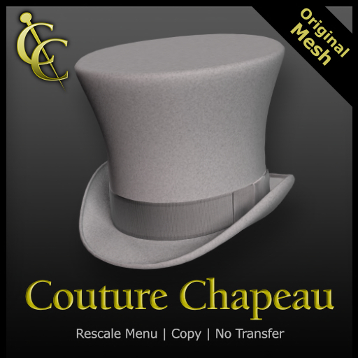 CC Masterpiece Top Hat{White}