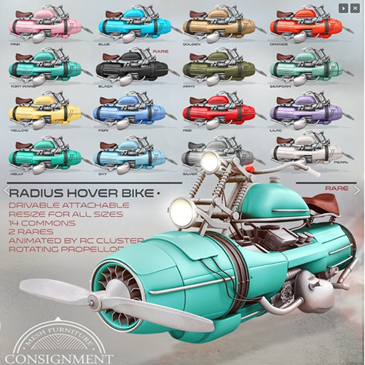[Con.] Radius Hover Bike - Golden