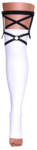 Limited Addiction - Hailey Stockings - White