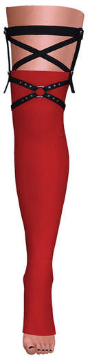 Limited Addiction - Hailey Stockings - Red