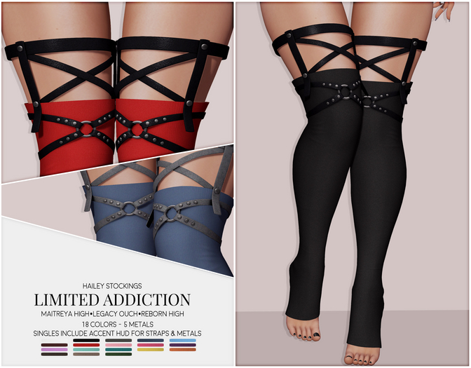 Limited Addiction - Hailey Stockings - Fatpack