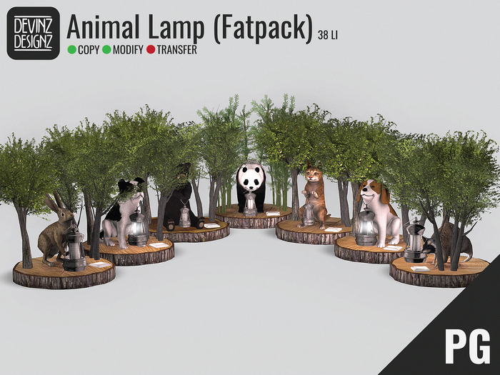 Animal Lamps Fatpack