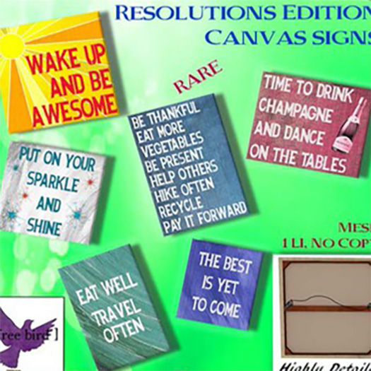 [ free bird ] Put On Your Sparkle Canvas
