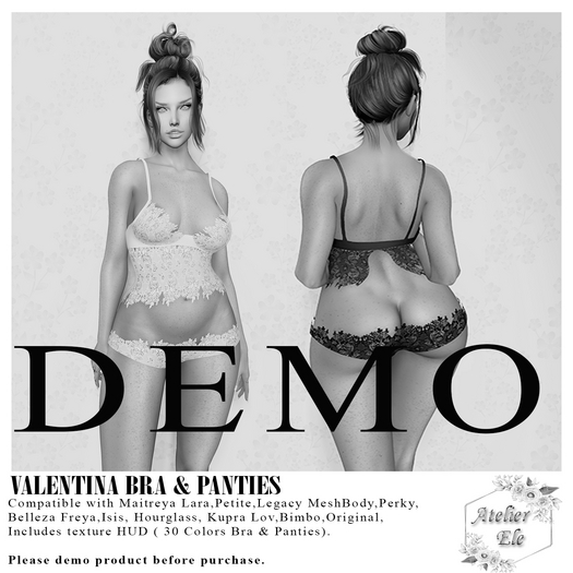 *DEMO* {AE} VALENTINA BRA & PANTIES