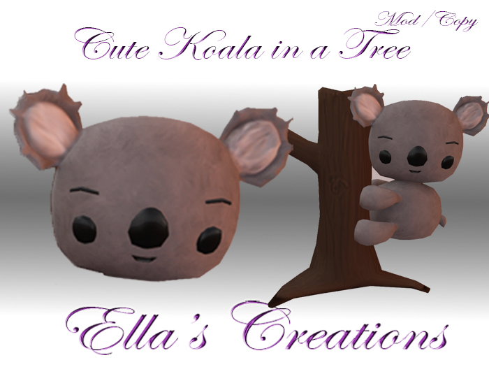 EC Cute Koala on Tree