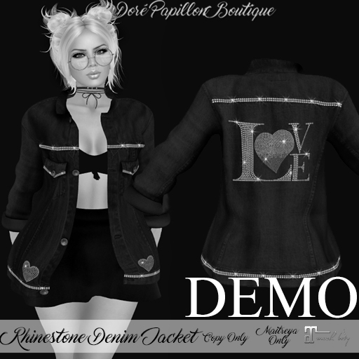 DPB Rhinestone Denim Jacket - DEMO *Maitreya Only* 