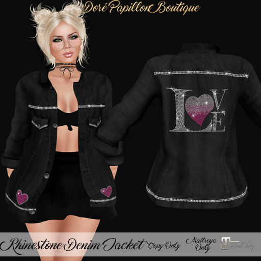 DPB Rhinestone Denim Jacket - #1 *Maitreya Only* 