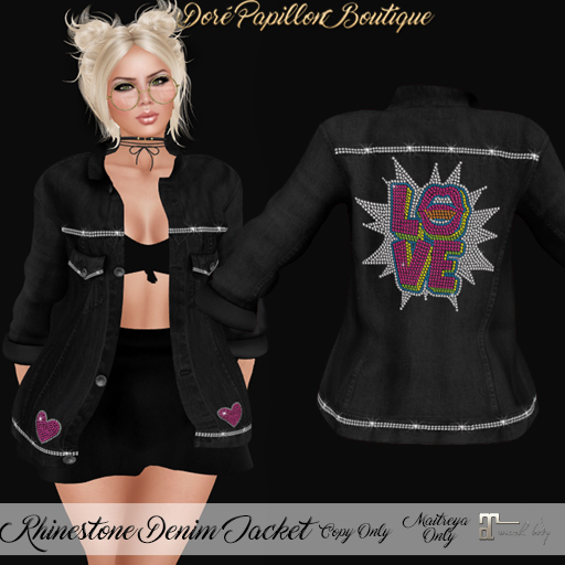 DPB Rhinestone Denim Jacket - #3 *Maitreya Only* 