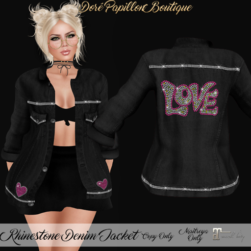 DPB Rhinestone Denim Jacket - #4 *Maitreya Only* 