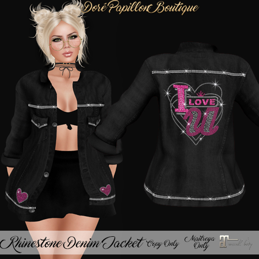 DPB Rhinestone Denim Jacket - #5 *Maitreya Only* 
