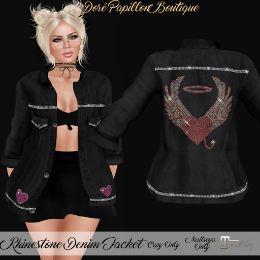 DPB Rhinestone Denim Jacket - #6 *Maitreya Only* 