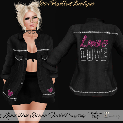 DPB Rhinestone Denim Jacket - #9 *Maitreya Only* 