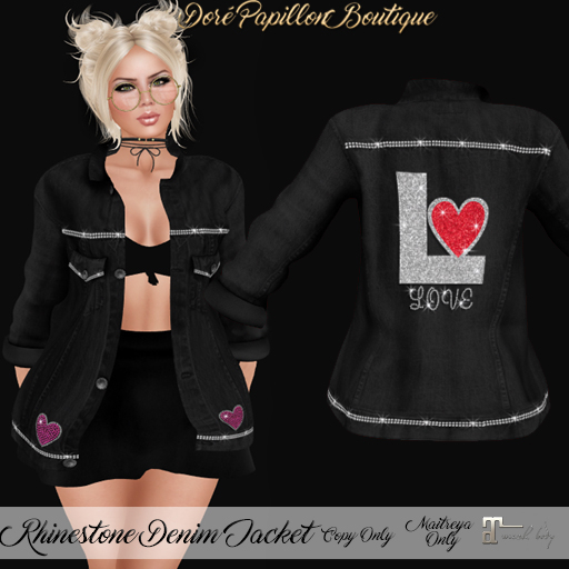 DPB Rhinestone Denim Jacket - #10 *Maitreya Only* 