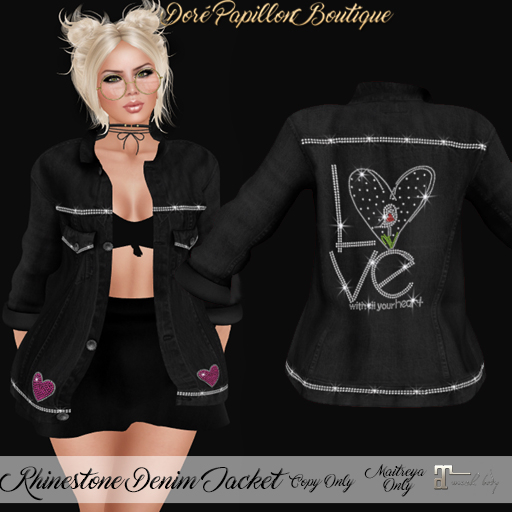 DPB Rhinestone Denim Jacket - #11 *Maitreya Only* 