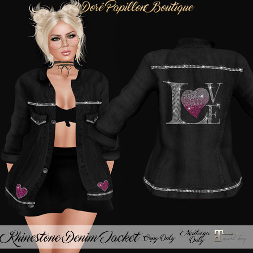 DPB Rhinestone Denim Jacket - #12 *Maitreya Only* 